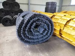 Pc200 triple grouser palude bulldozer pista pad crawler gru punte di gomma assy escavatore pista scarpa - Product Image 4