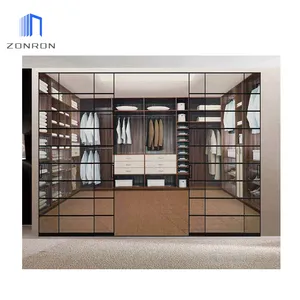 Zonron OEM 2 Panel Glass Door Aluminum Glass Sliding Door System Window And Door for Meeting Room