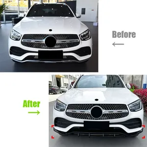 สปอยเลอร์กันชนหน้ารถยนต์ ชุดแต่งสำหรับ Mercedes Benz GLC Class X253 GLC200 260 300 ปี 2020-2022 - Product Image 5
