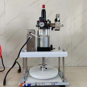 Máquina de prensado de masa manual para hacer pan de tortilla blanca mexicana de harina de maíz - Product Image 3