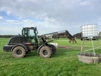 WOLF 2 Ton 70kw Diesel Telescopic Wheel Loader untuk Eropa dan Amerika Utara