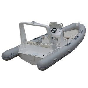 Yate Inflable Orca Hypalon de 22 pies con Casco de Fibra de Vidrio 680 para Diversión Familiar - Product Image 4