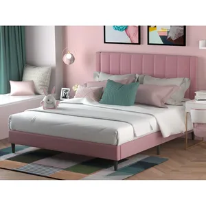 Ensembles de chambre à coucher moderne avec lit superposé rembourré en tissu <span class=keywords><strong>italien</strong></span> cadre de lit rembourré en tissu <span class=keywords><strong>italien</strong></span> - Product Image 4