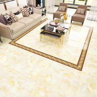 Carrelage en marbre onyx vert de luxe 600x600, dalle en porcelaine haute brillance pour murs et sols dans les cafés, bureaux, halls d'hôtels
