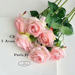 Silk Flower Rose <b>Artificial</b> <b>Bouquet</b> Realistic Luxury for Anniversary Party Home Decor Gift Wedding Elegant - Product Image 6