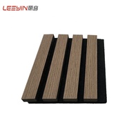 Panneaux décoratifs acoustiques modernes en bois pour studio de musique et restaurant Solution de conception graphique pour décoration murale