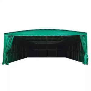 Auvent de <span class=keywords><strong>garage</strong></span> rétractable pliable de grande taille de qualité supérieure, facile à installer et à démonter, style nature, pression des roues - Product Image 4
