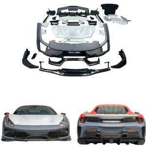 Kit di Conversione Esterno Stile Pista per Ferrari <span class=keywords><strong>488</strong></span> - Upgrade Completo della Carrozzeria in Fibra di Carbonio Premium - Product Image 1