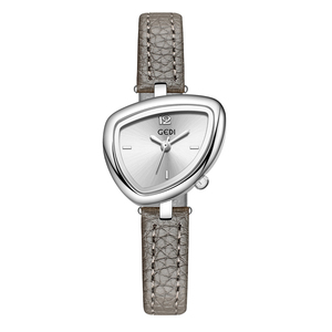 Reloj de Mujer con Diseño Único de Forma Triangular Irregular, con un Diseño de Cuarzo Rojo y Negro Simple pero Elegante - Product Image 5