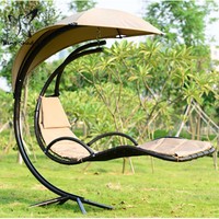 Chaise de soleil d'extérieur en rotin et osier, lit-balançoire/lit de jour, pour piscine, mobilier de jardin et patio, de luxe, nouveauté