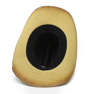 Vintage Panama Jazz Hoeden Voor Mannen Vrouwen Lente Zomer Stijlvolle Handgeweven Stro <span class=keywords><strong>Trucker</strong></span> Bont Emmer Hoeden - Product Image 5