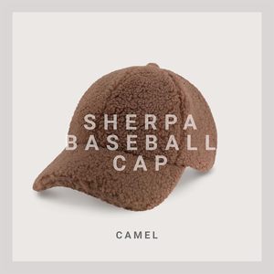 Sherpa Baseball <b>Cap</b> Unisex Fleece Adjustable <b>Winter</b> Hat for Outdoor Use - Product Image 3