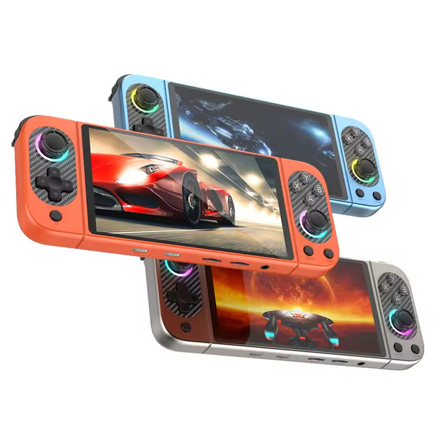 2026 Newest D50 Max Handheld Game Console Android Handheld 5inch Touch Screen WiFi Retro Game System Handheld Game Console