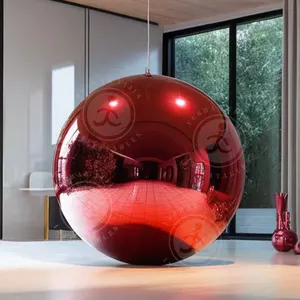 Shiny Inflatable 1M Mirror Ball Good For Christmas