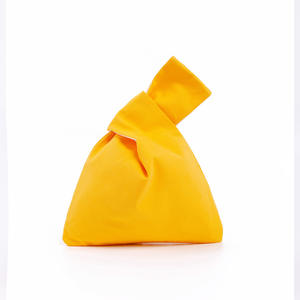 Écologique Japonais Style Coréen Simple Bonbons Cadeau Toile Sac D'épicerie Shopping Fourre-Tout Carry Clé Noeud Poignet pour les Femmes - Product Image 3