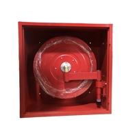 Boîte à Tuyau d'Incendie Prix Usine Armoire de Système d'Extinction d'Incendie 3/4'' 1'' Enrouleur de Tuyau d'Incendie Flexible Laiton/Fer Coulé/Caoutchouc 8bar/10bar