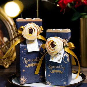 Scatola regalo rettangolare Art Paper e sacchetti di carta per caramelle matrimonio fidanzamento e decorazione bomboniera - Product Image 2