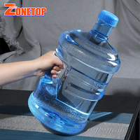 Vente en gros Bouteille d'eau PET en plastique PC de 5 litres, 5 litres, 7L, 11L, 15L, 20 litres, 5Gal, 3L avec logo personnalisé