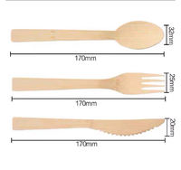 Vaisselle de luxe écologique en bambou pour hôtels et mariages – Ensemble couteau, fourchette, cuillère réutilisable de haute qualité – Fabriqué à Huoshan