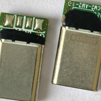 Connecteur mâle USB Type C 12 broches de marque JN, USB 2.0 A vers C, résistance 35A 56K, en acier inoxydable SUS304, à souder, pour la charge