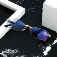Lunettes de lecture carrées rétro pour hommes et femmes-Objectif HD ultra-léger, bloquant la lumière bleue, lunettes de vue lointaine pour personnes âgées