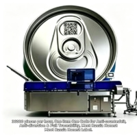 Volledige Meet ASL BELGISI High Precision GS1 Datamatrix Code Vezellasergraveermachine voor aluminium blikjes/drankblikjes