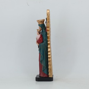 Vente en gros d'usine Statues religieuses catholiques <span class=keywords><strong>de</strong></span> qualité Mère Marie Objets <span class=keywords><strong>de</strong></span> collection chrétiens vintage <span class=keywords><strong>Notre</strong></span>-<span class=keywords><strong>Dame</strong></span> <span class=keywords><strong>de</strong></span> la Sauvegarde Éternelle - Product Image 4