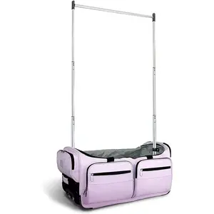 Sac de voyage pliable à roulettes de 28 pouces porte-vêtements à roulettes sac de danse avec porte-vêtements