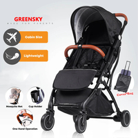 Système de poussette de voyage, poussette bébé, landau pour tout-petit, cadre pliable en aluminium amortissant les chocs avec dossier de siège réglable