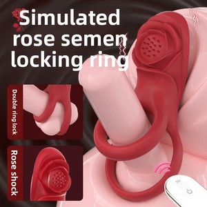 Anello Vibrante Doppio per Pene e Clitoride, Masturbatore per Adulti Unisex - Product Image 1
