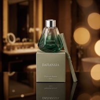 Diffuseur d'huiles essentielles conique en verre et rotin, écologique et luxueux, sans alcool, parfum longue durée, 60 ml, 250 ml, couleurs personnalisables