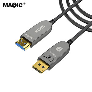Cable de fibra óptica activa chapado en oro DP para HDMI 4K 60Hz 5m 10m <span class=keywords><strong>15M</strong></span> 20m a 100m Puerto de pantalla para HDMI PVC Jacket para HDTV - Product Image 3