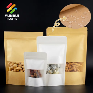 <span class=keywords><strong>Bolsas</strong></span> <span class=keywords><strong>de</strong></span> Embalaje <span class=keywords><strong>Kraft</strong></span>, Bolsa <span class=keywords><strong>con</strong></span> Cierre Zip, Bolsa Doypack Pequeña para Alimentos, Bolsa <span class=keywords><strong>de</strong></span> <span class=keywords><strong>Papel</strong></span> Personalizada <span class=keywords><strong>con</strong></span> <span class=keywords><strong>Ventana</strong></span> para Empacar <span class=keywords><strong>con</strong></span> Cierre - Product Image 1