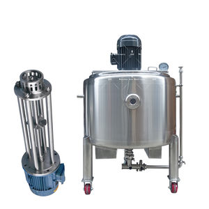 Cuve de mélange liquide en acier inoxydable à cisaillement élevé personnalisée avec agitateur, chauffage électrique, cuve de mélange à double enveloppe en acier inoxydable - Product Image 5