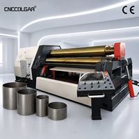 Machine de cintrage de tôles CNC automatique à quatre rouleaux W12CNC-16*2500 avec engrenage pour le cintrage de tôles métalliques et la fabrication de récipients sous pression