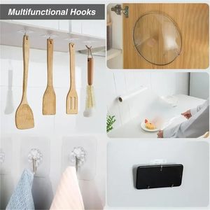 50 Mircons Household Wall <b>Hook</b> Strong <b>Adhesive</b> <b>Hook</b> Good Wall Adhesion Traceless <b>Hook</b> Load-bearing - Product Image 4