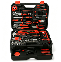 Ensemble de boîte à outils universelle à 3 niveaux avec tiroirs, 328 pièces, kit complet d'outils à main pour la maison et le garage
