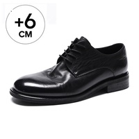Chaussures Derby pour Hommes à Talon Rehaussant Invisible de 6 cm, Vente en Gros Usine, Coupe Large, Grande Taille, Mousse à Mémoire de Forme, Chaussures de Mariage Rehaussantes