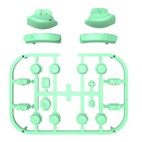 Kit de remplacement transfrontalier de capuchons de touches ABS pour la réparation de boutons de manette de jeu EXtremeRate pour Nintendo Switch OLED