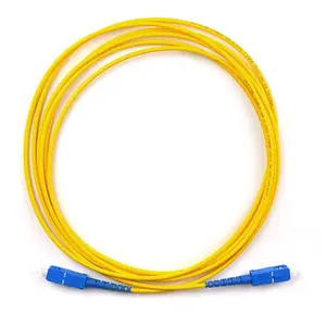 Precio de fábrica LC / UPC - SC / UPC puente monomodo cable de comunicación de fibra óptica Cable de conexión de fibra Simplex