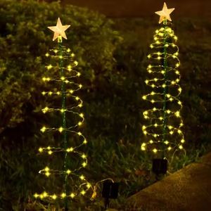 Wholesale High Quality Waterproof Solar Led Christmas Tree Copper <b>Wire</b> Sting Lights Garden Decoration Lawn - Product Image 4