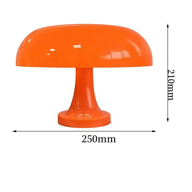 ABS 3000K~4000K~6000K Switch Control Dimmable USB Rechargeable Mushroom Light LED Desk Lamp