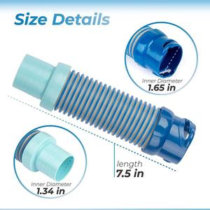 Tuyau de remplacement pour robot de nettoyage de piscine <span class=keywords><strong>Zodiac</strong></span> Baracuda, 19cm, ondulé et extensible, accessoire en plastique pour utilisation dans les <span class=keywords><strong>piscines</strong></span> - Product Image 2