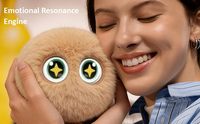 Giocattoli di Peluche Intelligenti AI Portatili, Compagno Intelligente con Memoria Profonda, Giocattoli Interattivi per Bambini Connessi a ChatGPT