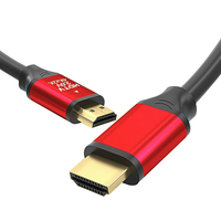 Câble HDTV Premium 4K 60Hz 18Gbps plaqué or avec gaine en PVC pour projecteur, ordinateur, téléviseur 1,5M-50M