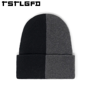 Gorro de Invierno Personalizado con Logotipo, Dos Tonos, Tejido Acanalado, Color Dividido, con Puño, Venta al por Mayor, Fabricante - Product Image 4