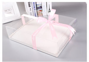 Boîte d'emballage pour gâteau numérique en <span class=keywords><strong>plastique</strong></span> transparent PET <span class=keywords><strong>rectangulaire</strong></span> bon marché en gros - Product Image 3