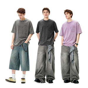 เสื้อถักแบบวินเทจเฮฟวี่เวท270GSM ผ้าฝ้าย100% ฟอกสี25SS - Product Image 2