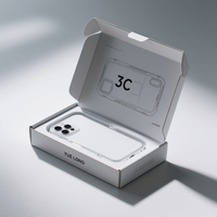 Venta al por mayor personalizado 3C caja de teléfono Paquete de cartón caja de papel para caja de teléfono punto UV producto embalaje Mailer caja de envío