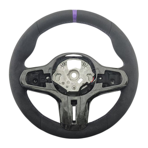 Volant de direction en Alcantara et carbone forgé pour BMW G20 G30 G01 Série 3 Série 5 – Vente en gros à chaud - Product Image 1